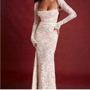 House of CB - NWT Artemis Lace Maxi Dress - No Shawl